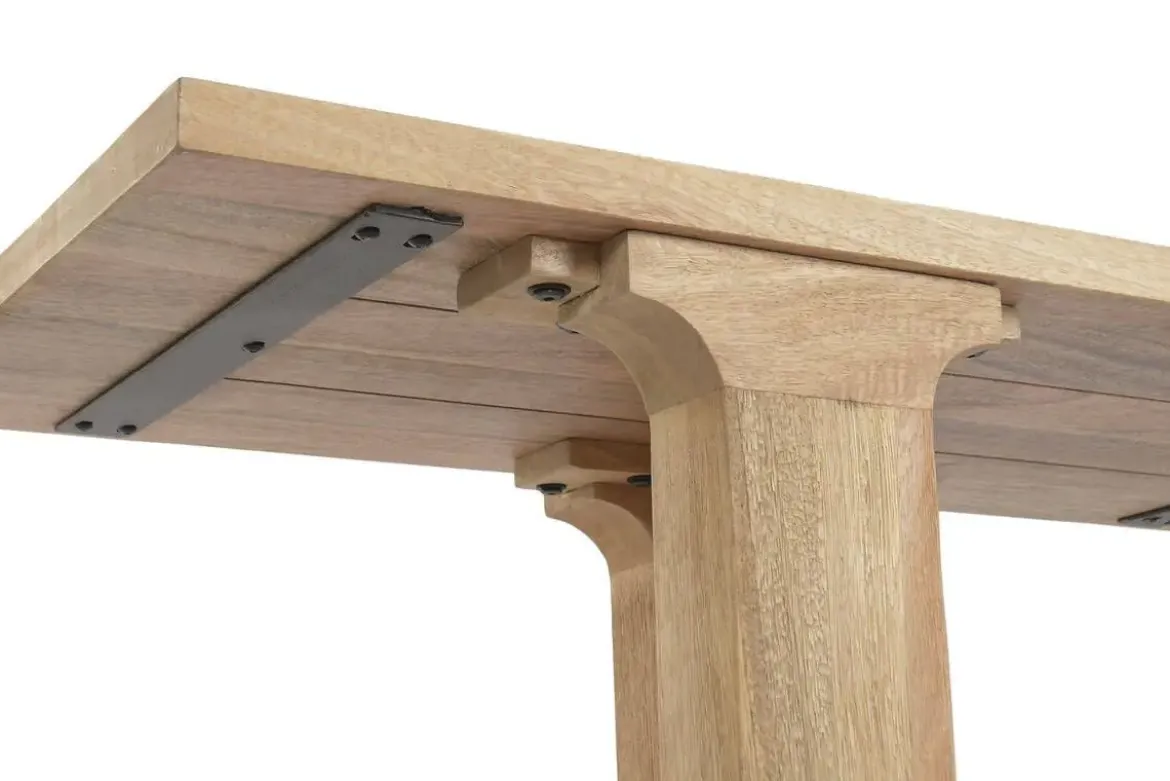 Consola de Recibidor de Madera de Mango Natural 160 cm MB-224134