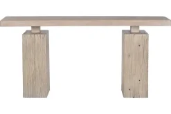 Consola de Recibidor en Madera de Olmo Macizo Natural MB-226318