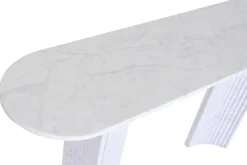 Consola de Recibidor Simil Mármol Blanco con Granito MB-226678