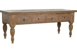Consola de Teca Reciclada con 4 Cajones MB-217304