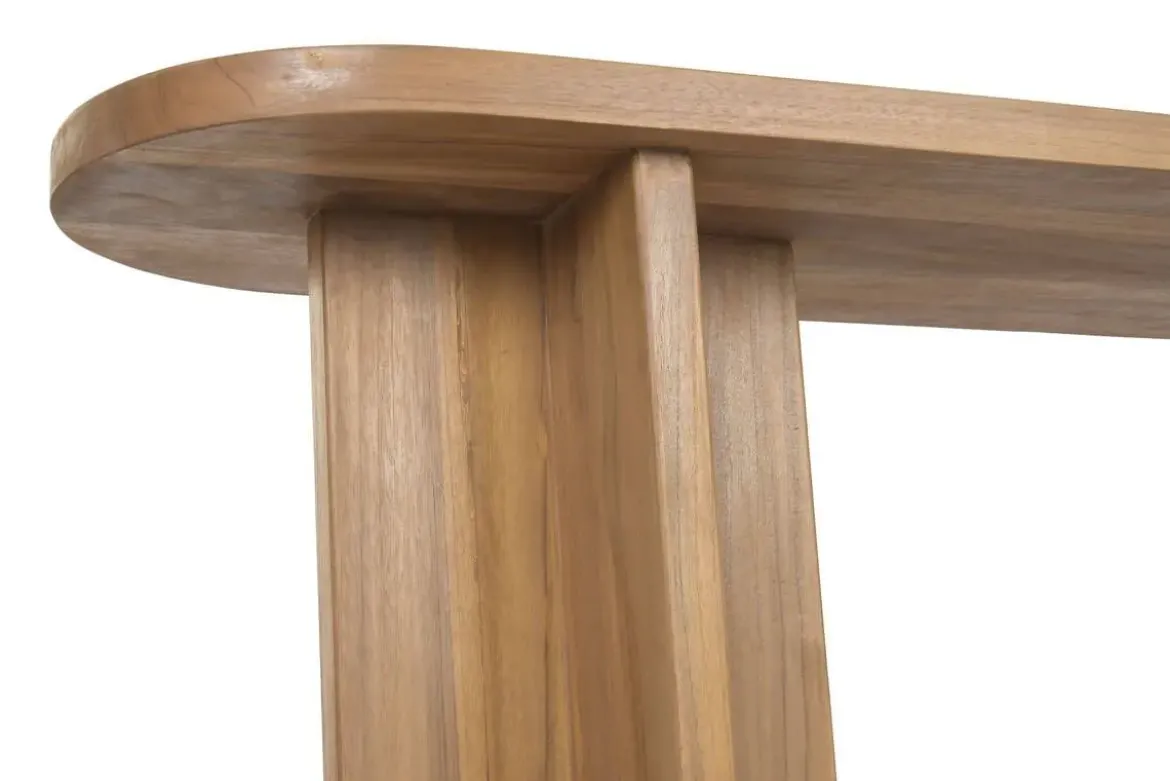 Consola en Madera de Teca Marrón MB-221788