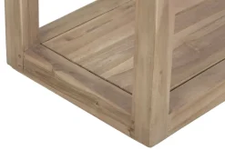 Consola Estructura de Madera Reciclada con Mármol Natural MB-221765