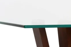 Consola Madera de Nogal con Cristal MB-204499