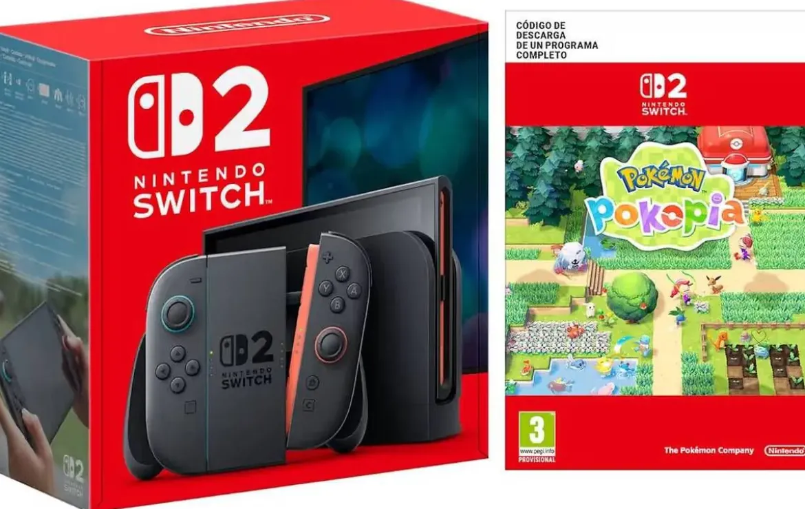 Consola Nintendo Switch 2 con Pokémon Pokopia 256 GB 10020008