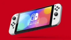 Consola Nintendo Switch OLED Blanca 64GB con Juego EVERYBODY 1-2 SWITCH 7454-4525
