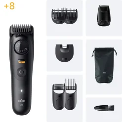 Cortapelos BRAUN BT5560 Barbero 8 en 1 con 40 Niveles Ajustables