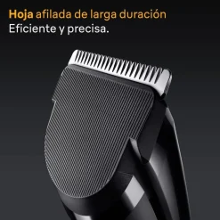 Cortapelos Braun HC5510 Inalámbrico Lavable con 9 Niveles de Corte