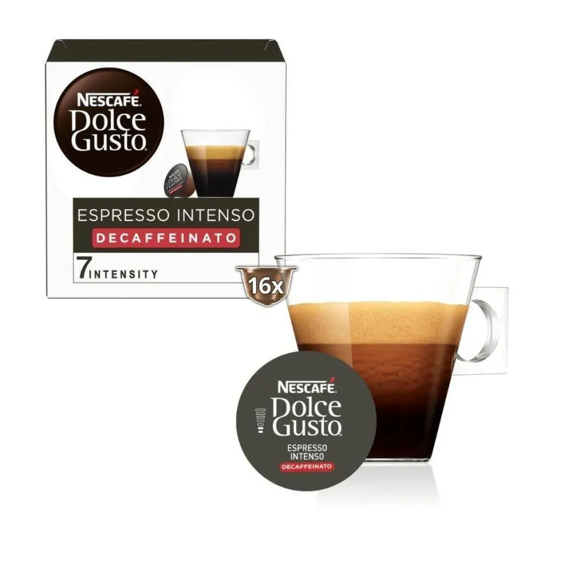 Cápsulas Nestlé Dolce Gusto Espresso Intenso Descafeinado