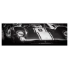 Cuadro de Coche Clásico Ford GT 40 con Marco Blanco y Negro 81-483