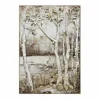 Cuadro Decorativo Árboles en Relieve 102x152 cm 80-206