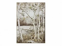Cuadro Decorativo Árboles en Relieve 102x152 cm 80-206