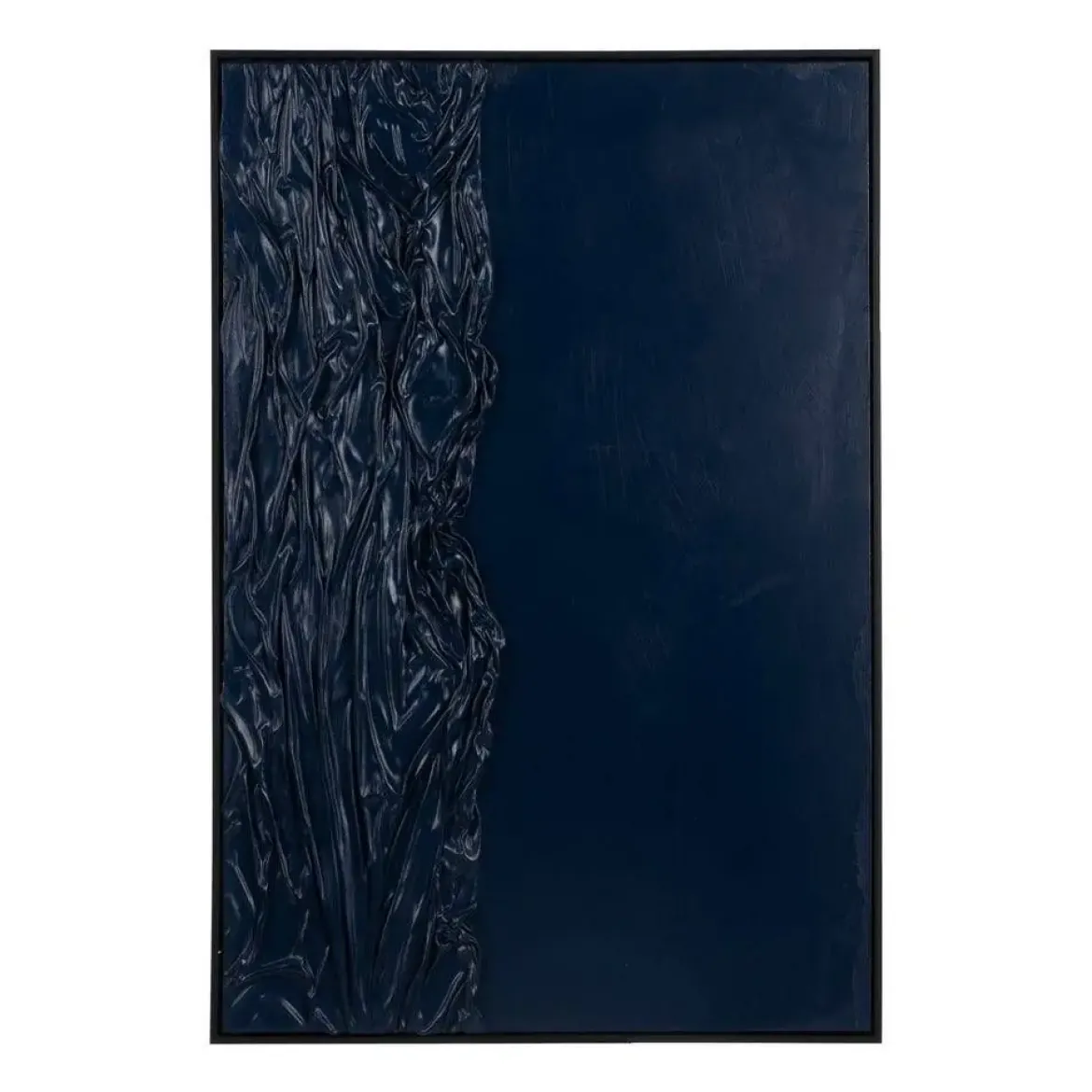 Cuadro en Relieve PS-Lienzo de 123x83 cm Color Negro 614690