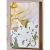 Cuadro Óleo Abstracto Verde y Blanco con Relieve y Brillo 62x92 cm 80-220