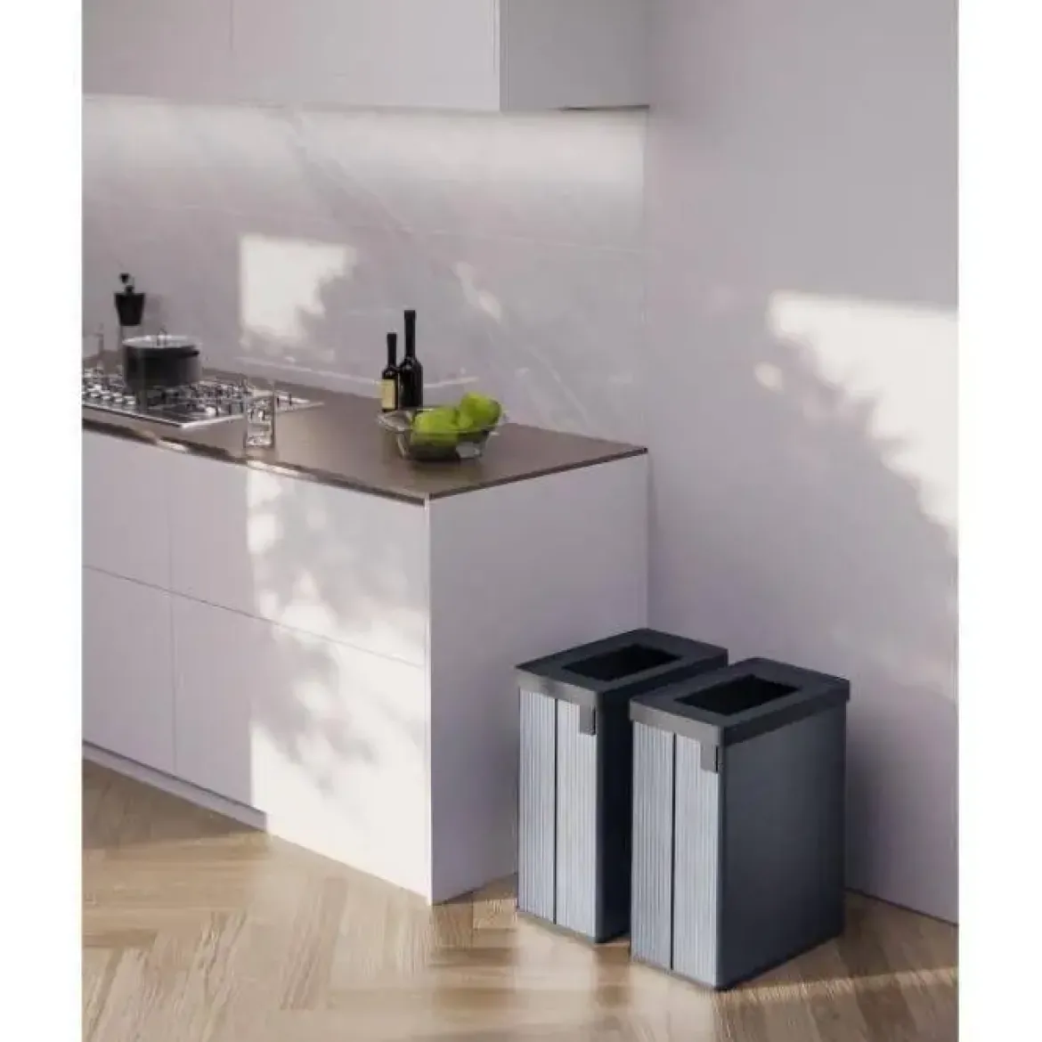 Cubo de Basura Color Gris VERTO RECYCLE 261012