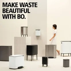 Cubo de Basura con Pedal 30 Litros WHITE 236921