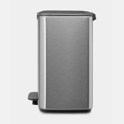 Cubo de Basura con Pedal 12L Matt Steel Fingerprint Proof Brabantia BO 238048