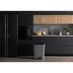 Cubo de Basura 50L Gris Antracita Compatta 249810