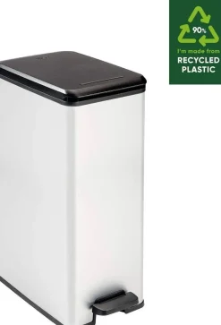 Cubo Decorado Slim 40L Metal curver 213298