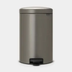 Cubo de Pedal 20L Acero Platinum NEWICON 114045