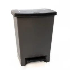 Cubo de Plástico BIN 25 L Color Gris 260665