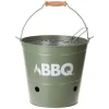 Cubo Grill Con Rejilla Y Asa De Transporte Verde C80901170
