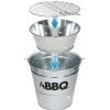 Cubo Grill Con Rejilla Y Asa De Transporte Zinc C80901180