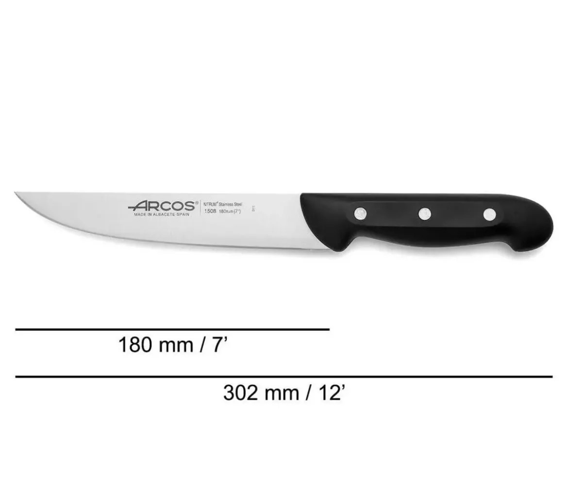 Cuchillo de Cocina con Mango Color Negro Serie Maitre 180 mm ARCOS 150800