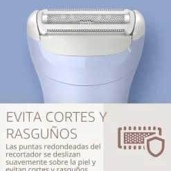 Depiladora Corporal Philips Wet & Dry con 3 Cuchillas BRL127/00