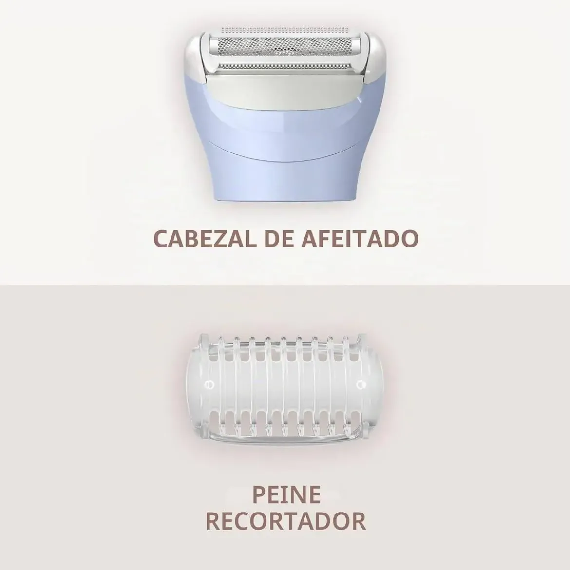 Depiladora Corporal Philips Wet & Dry con 3 Cuchillas BRL127/00