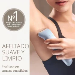 Depiladora Corporal Philips Wet & Dry con 3 Cuchillas BRL127/00