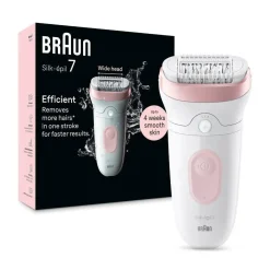 Depiladora Eléctrica Braun Silk-épil 7 Wet & Dry con Tecnología SensoSmart SE7-000