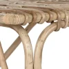 Descalzadora de Madera con Asiento de Mimbre Natural MB-217799