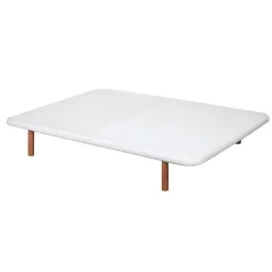 Divanlín Base Tapizada Blanco 90cm x 190cm DL27053
