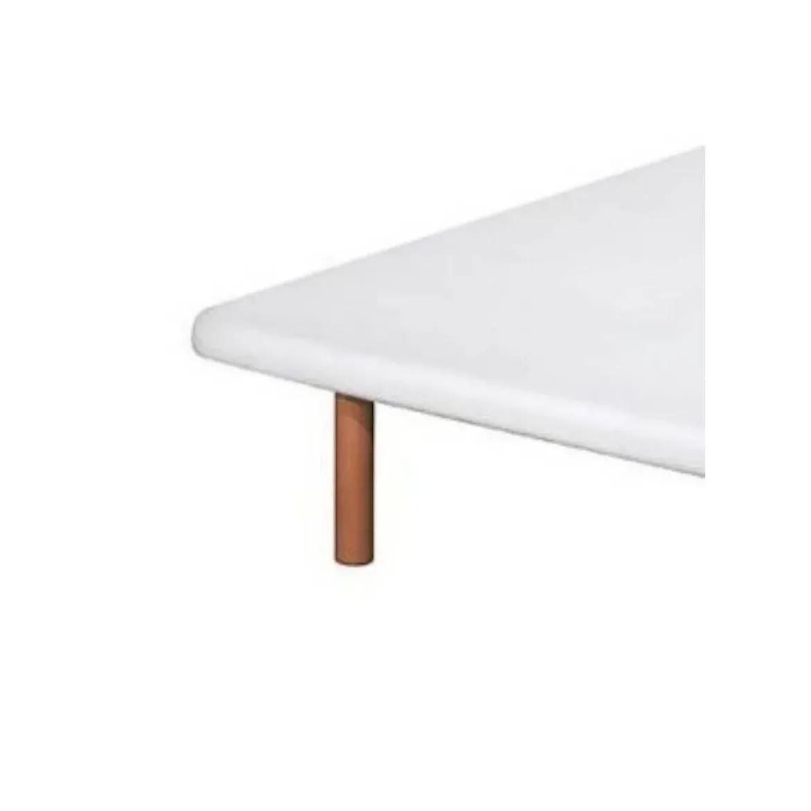 Divanlín Base Tapizada Blanco 90cm x 190cm DL27053