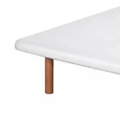 Divanlín Base Tapizada Blanco 105x190cm DL27053
