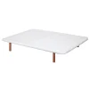 Divanlín Base Tapizada Blanco 135cm x 190cm DL27053