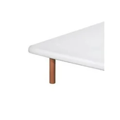 Divanlín Base Tapizada Blanco 135cm x 190cm DL27053