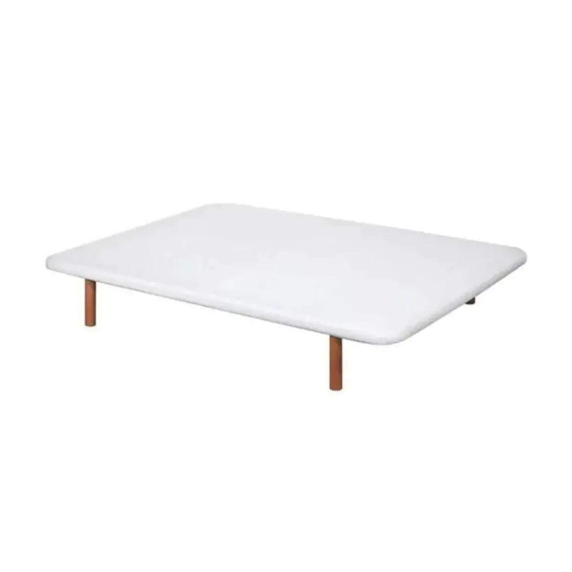 Divanlín Base Tapizada Blanco 135x200 cm DL27053