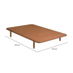 Divanlín Base Tapizada Cerezo 150x190 cm DL27054