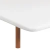Divanlín Base Tapizada Tejido 3D Color Blanco 105x190 cm DL12080