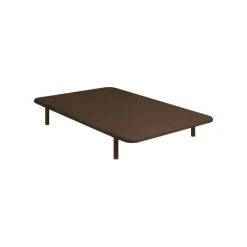 Divanlín Base Tapizada Tejido 3D Color Wengué 90x190 cm DL12084