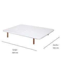 Divanlín 135x190 cm Tapizado en tejido 3D Transpirable Pikolín