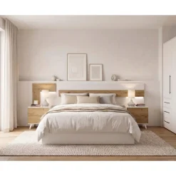 Dormitorio de Matrimonio de color Andersen Pino-Roble SOTO