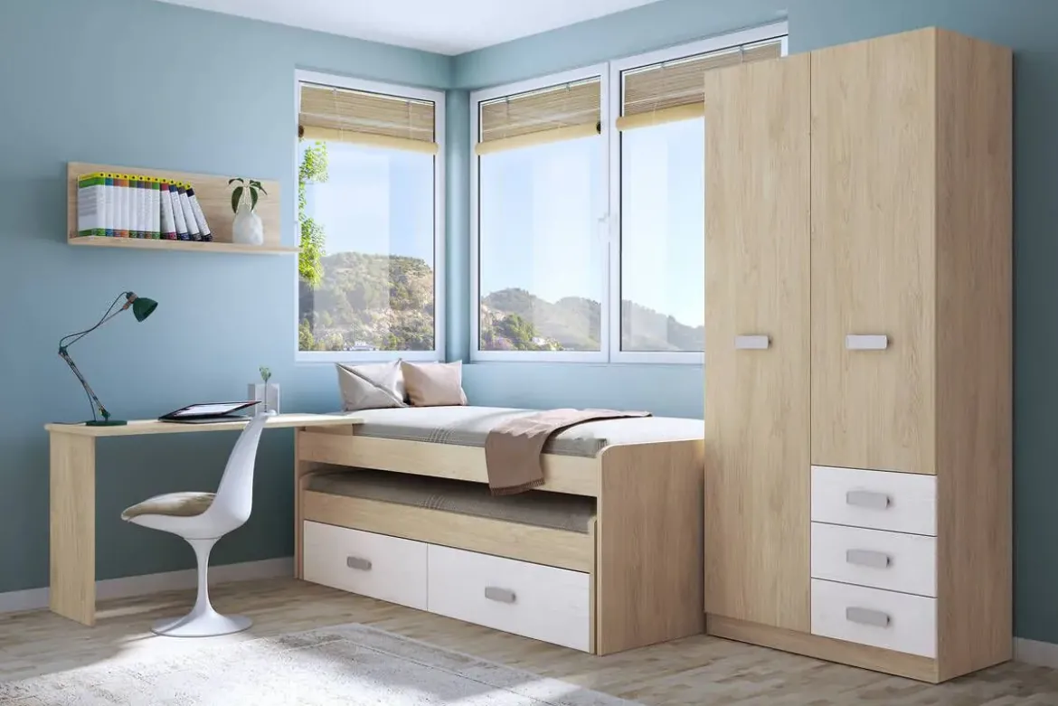Dormitorio Juvenil con Armario Puccini-Andersen DONALD 10