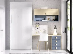 Dormitorio Juvenil con Cama Abatible y Mesa MUNDO JOVEN C409