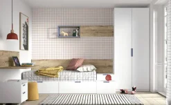 Dormitorio Juvenil con Cama y Armario WHYNOT 11