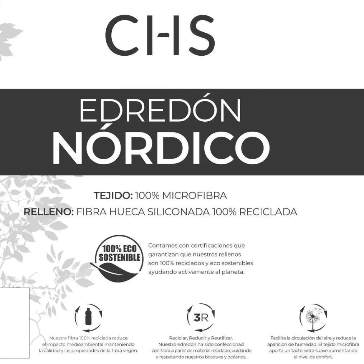 Edredón Nórdico de Microfibra 150x220 CHS