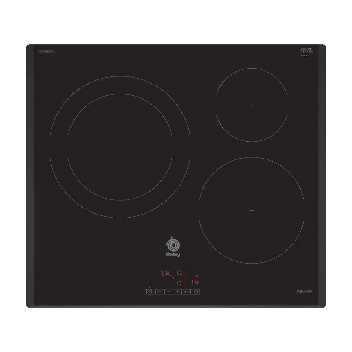 Encimera Inducción 3 Fuegos BALAY 3EB965LR