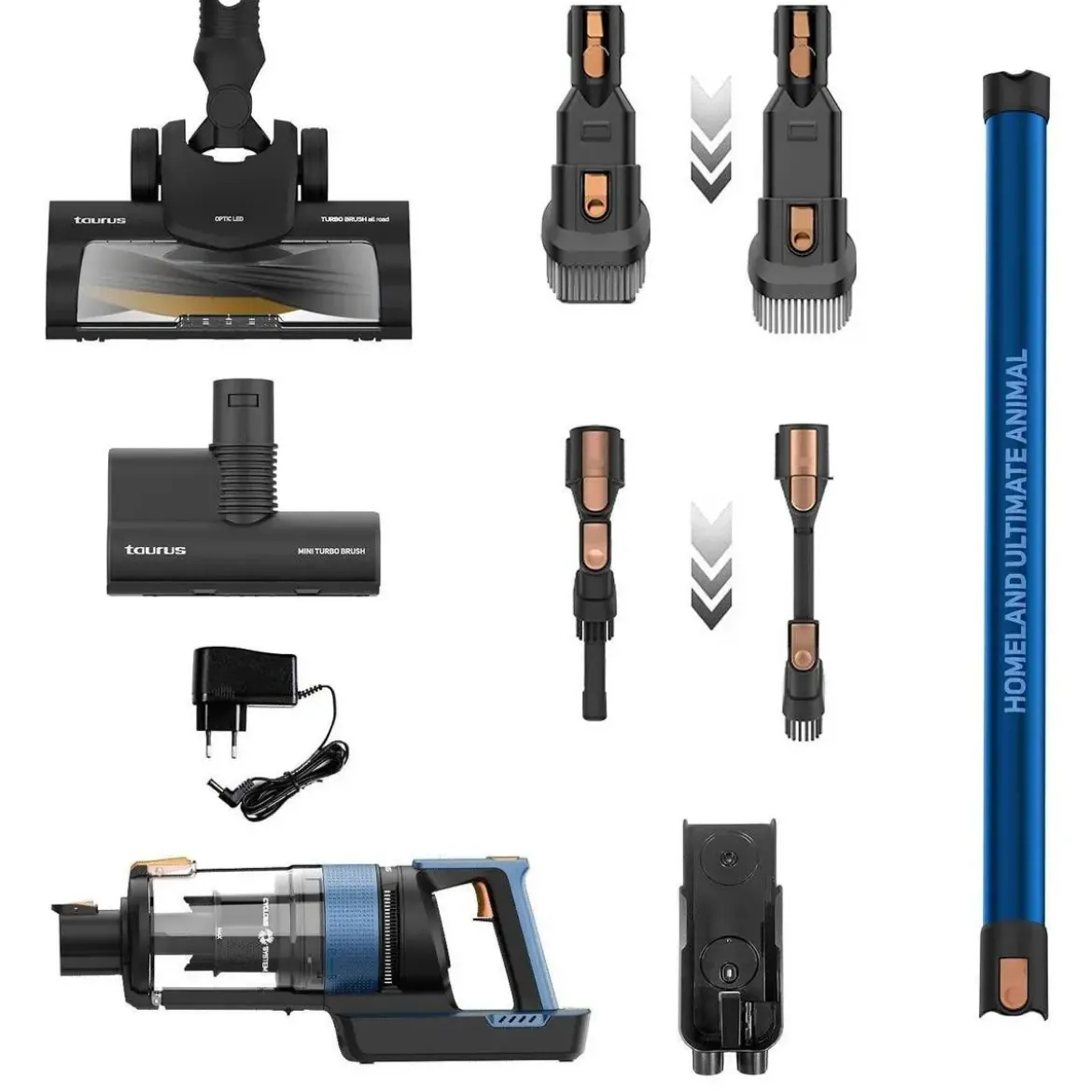 Escoba Aspiradora Taurus 33,6V 165W con Accesorios 948937000