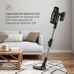 Escoba eléctrica Ufesa Digital Pro Flexible Mascotas 29.6V 500W 81405892
